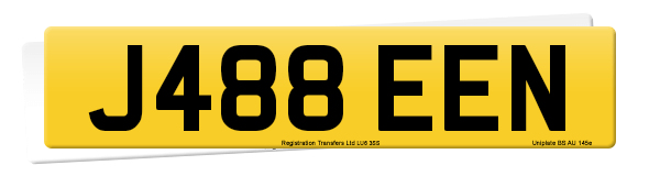 Registration number J488 EEN